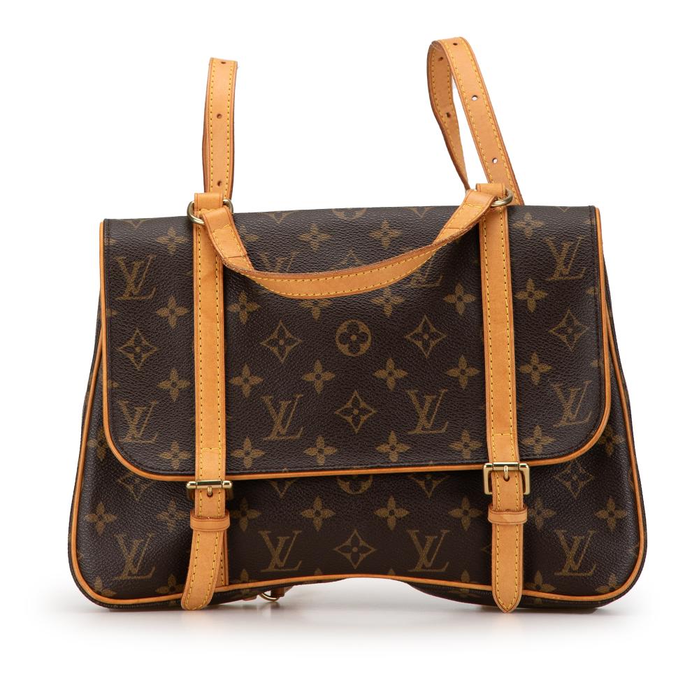 Louis Vuitton B Louis Vuitton Brown Monogram Canvas Canvas Monogram Marelle Sac a Dos France