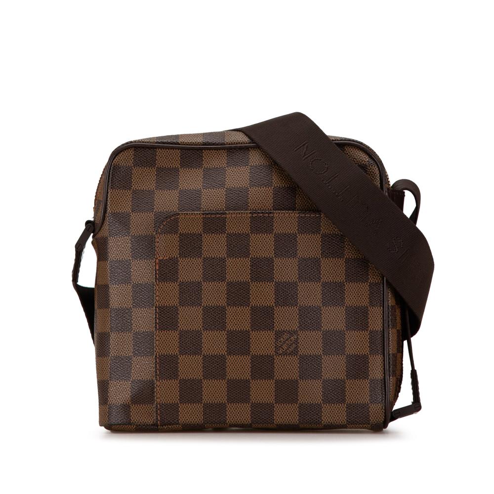 Louis Vuitton B Louis Vuitton Brown Damier Canvas Canvas Damier Ebene Olav PM France