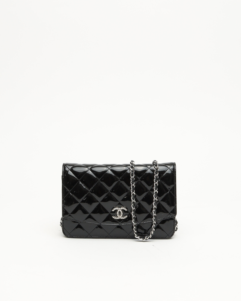 Chanel Patent Wallet On Chain Bag