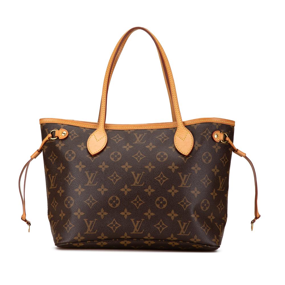 Louis Vuitton AB Louis Vuitton Brown Monogram Canvas Canvas Monogram Neverfull PM France