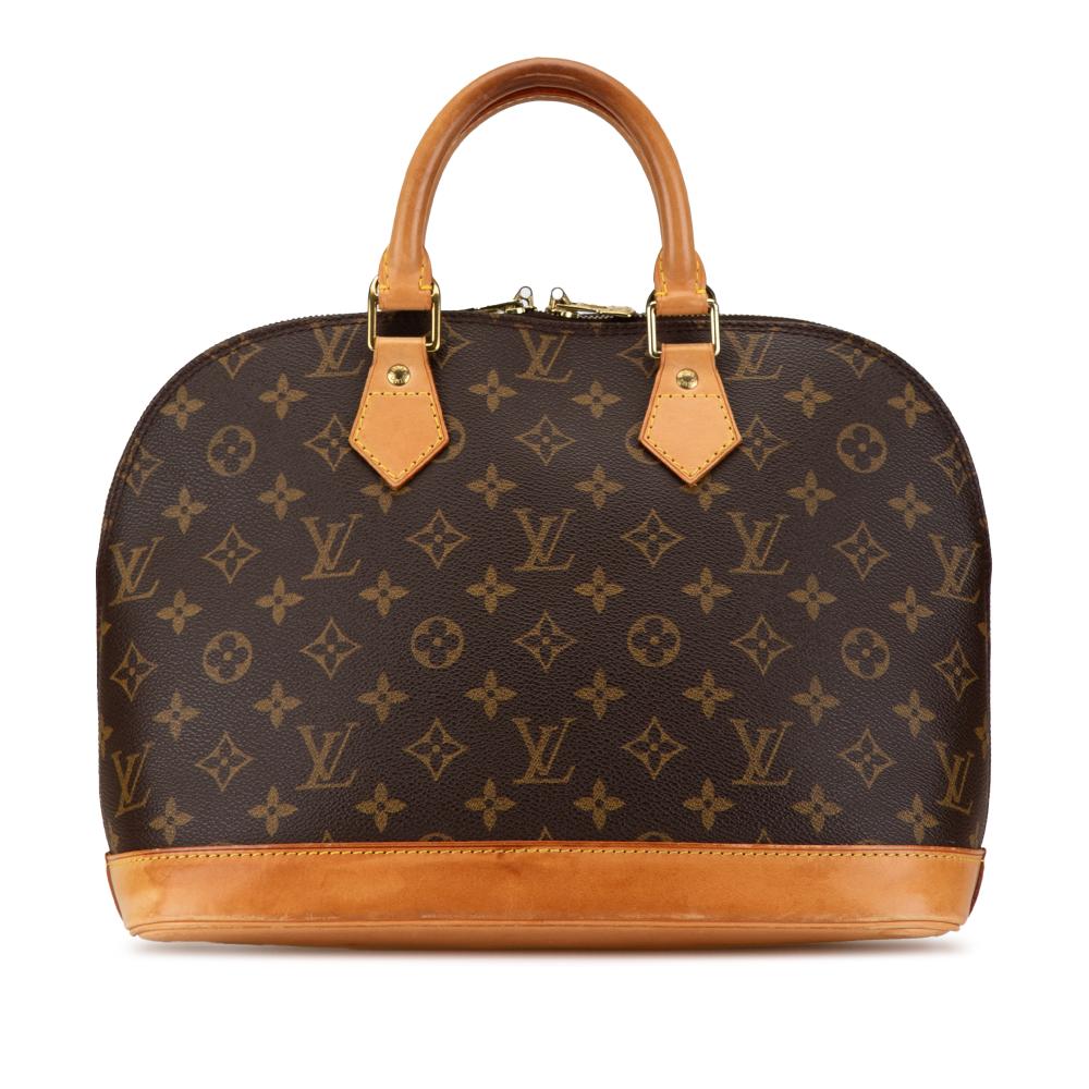 Louis Vuitton AB Louis Vuitton Brown Monogram Canvas Canvas Monogram Alma PM France