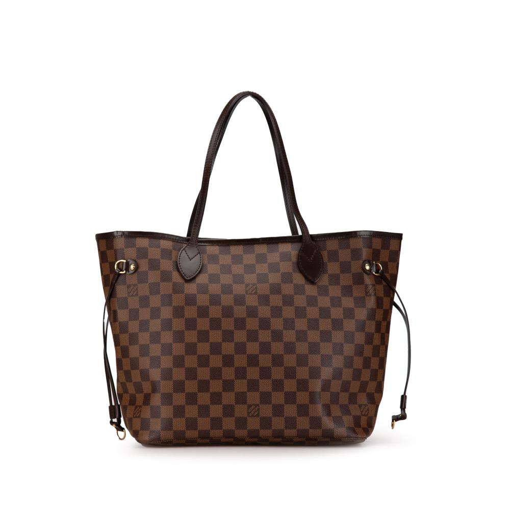 Louis Vuitton AB Louis Vuitton Brown Damier Canvas Canvas Damier Ebene Neverfull MM France