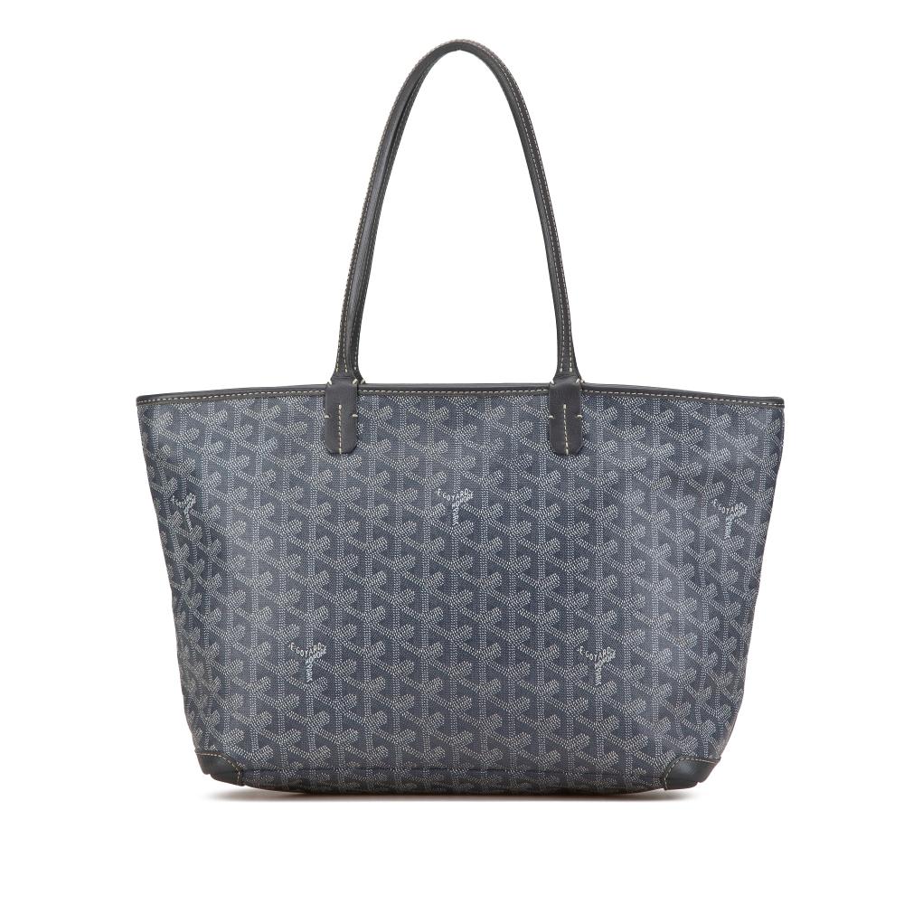 Goyard AB Goyard Gray Coated Canvas Fabric Goyardine Artois PM France