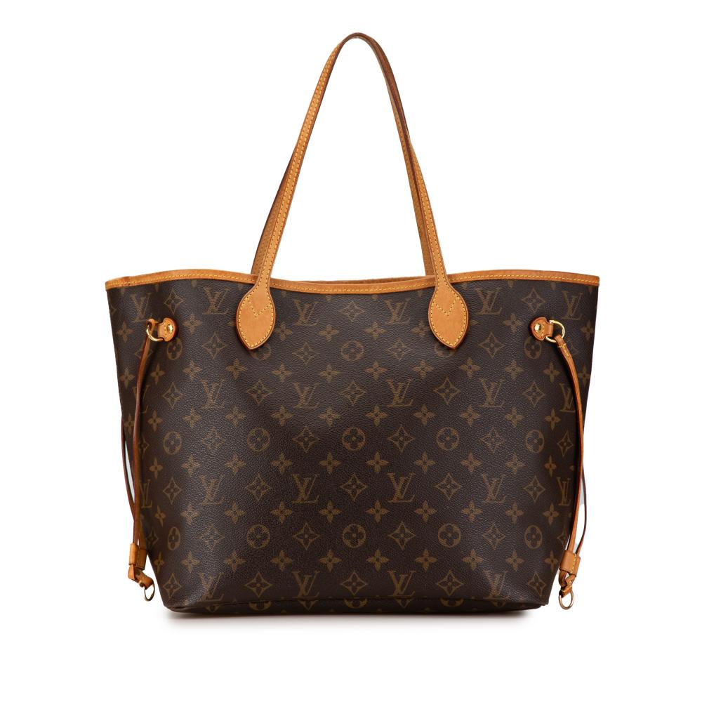 Louis Vuitton B Louis Vuitton Brown Monogram Canvas Canvas Monogram Neverfull MM Spain