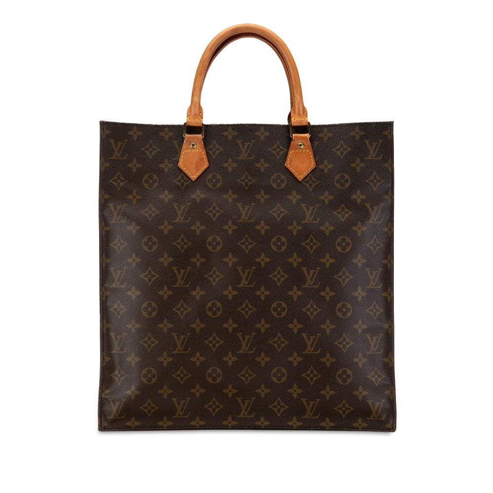 Louis Vuitton B Louis Vuitton Brown Monogram Canvas Canvas Monogram Sac Plat France