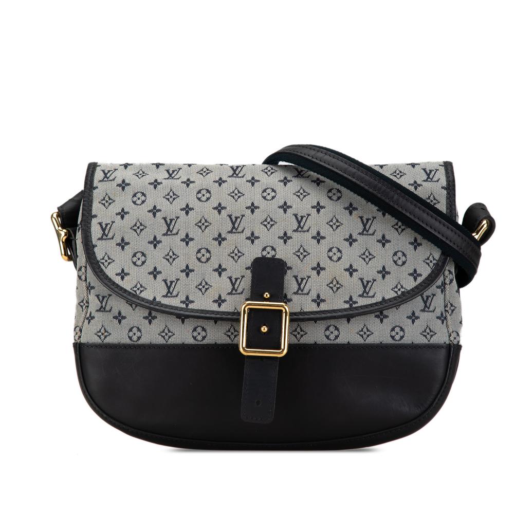 Louis Vuitton AB Louis Vuitton Gray Light Gray Canvas Fabric Monogram Mini Lin Berangere France