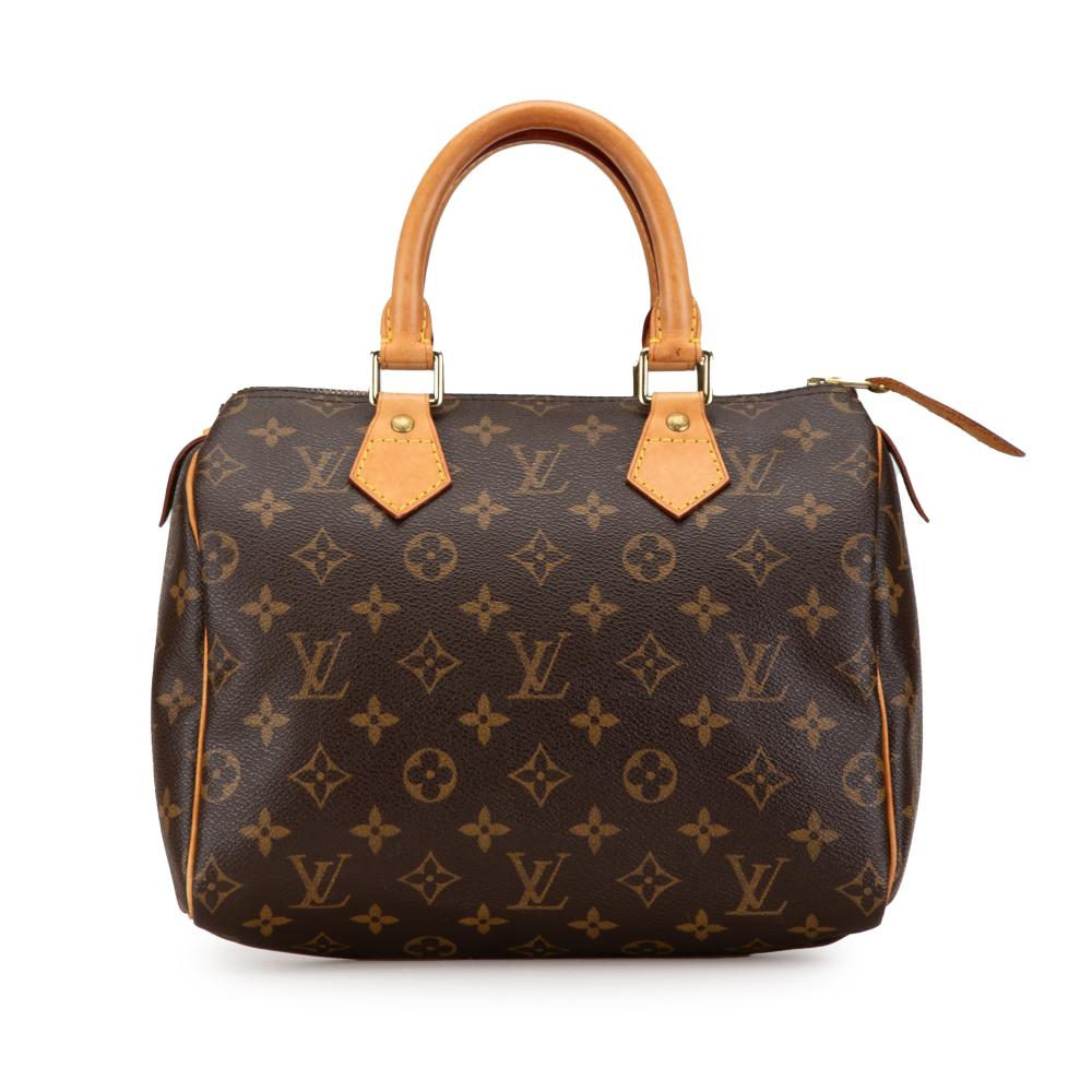 Louis Vuitton B Louis Vuitton Brown Monogram Canvas Canvas Monogram Speedy 25 France