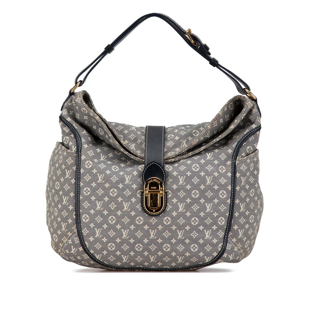 Louis Vuitton B Louis Vuitton Gray Canvas Fabric Monogram Mini Lin Idylle Romance France