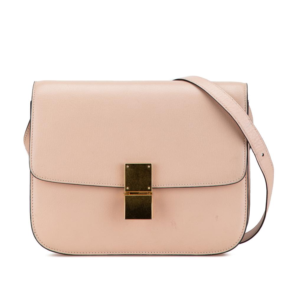 Celine B Celine Pink Light Pink Calf Leather Medium skin Classic Box Italy