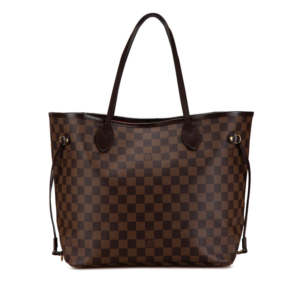 Louis Vuitton AB Louis Vuitton Brown Damier Canvas Canvas Damier Ebene Neverfull MM France