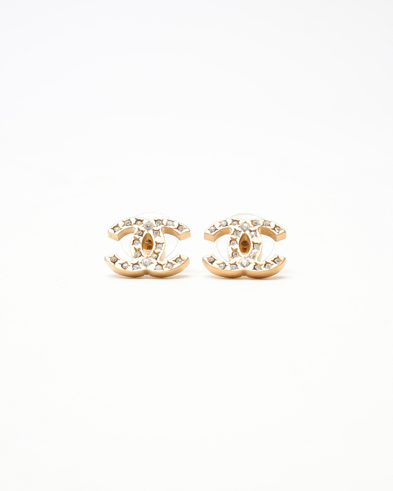 Chanel Icon Series Rhinestone Earrings