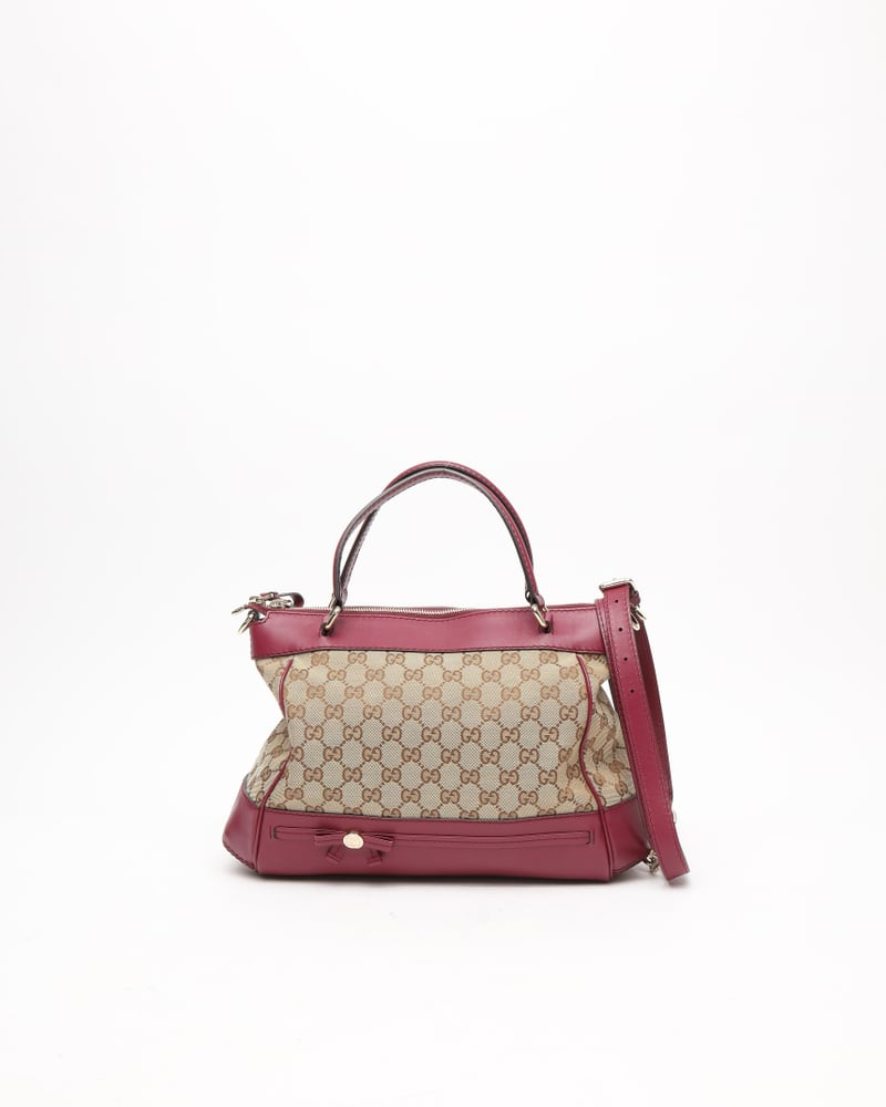 Gucci Mayfair Bow Top Handle Bag