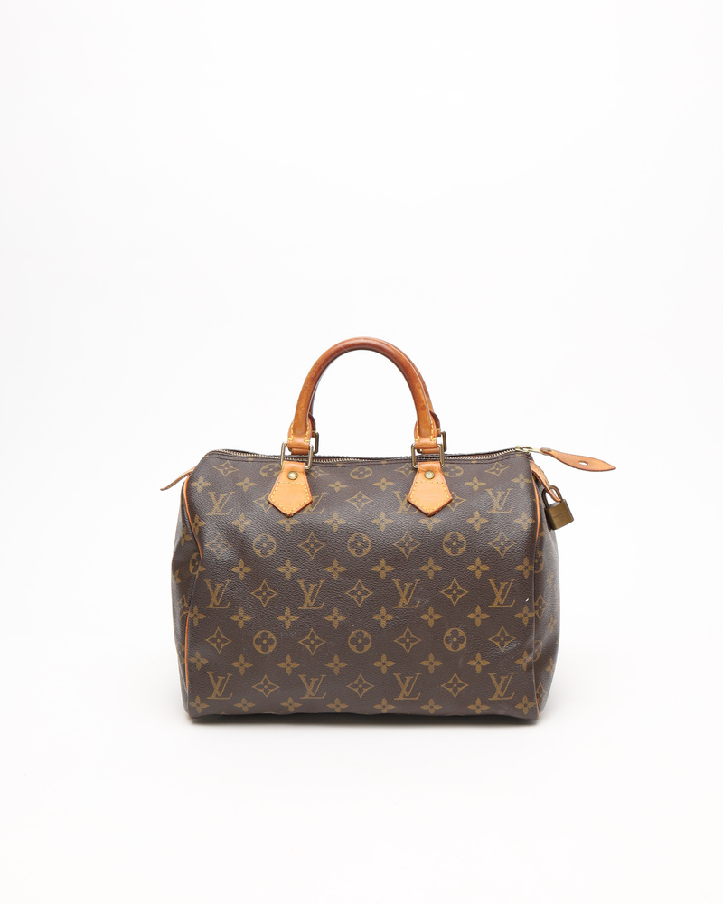 Louis Vuitton Monogram Speedy 30 Bag