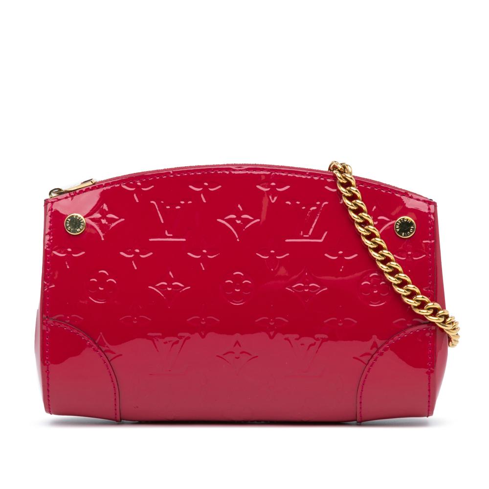 Louis Vuitton B Louis Vuitton Red Vachetta leather Leather Monogram Vernis Santa Monica France