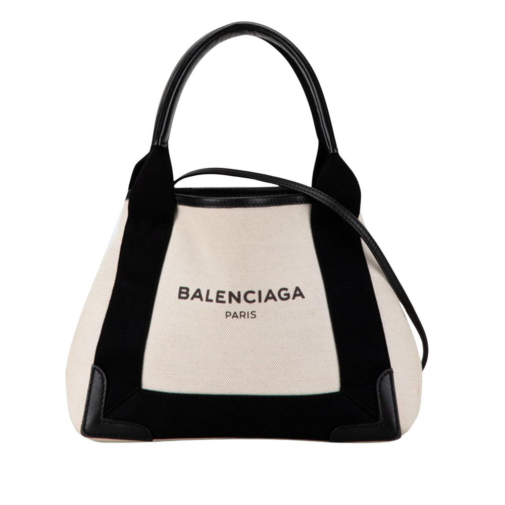 Balenciaga Navy Cabas