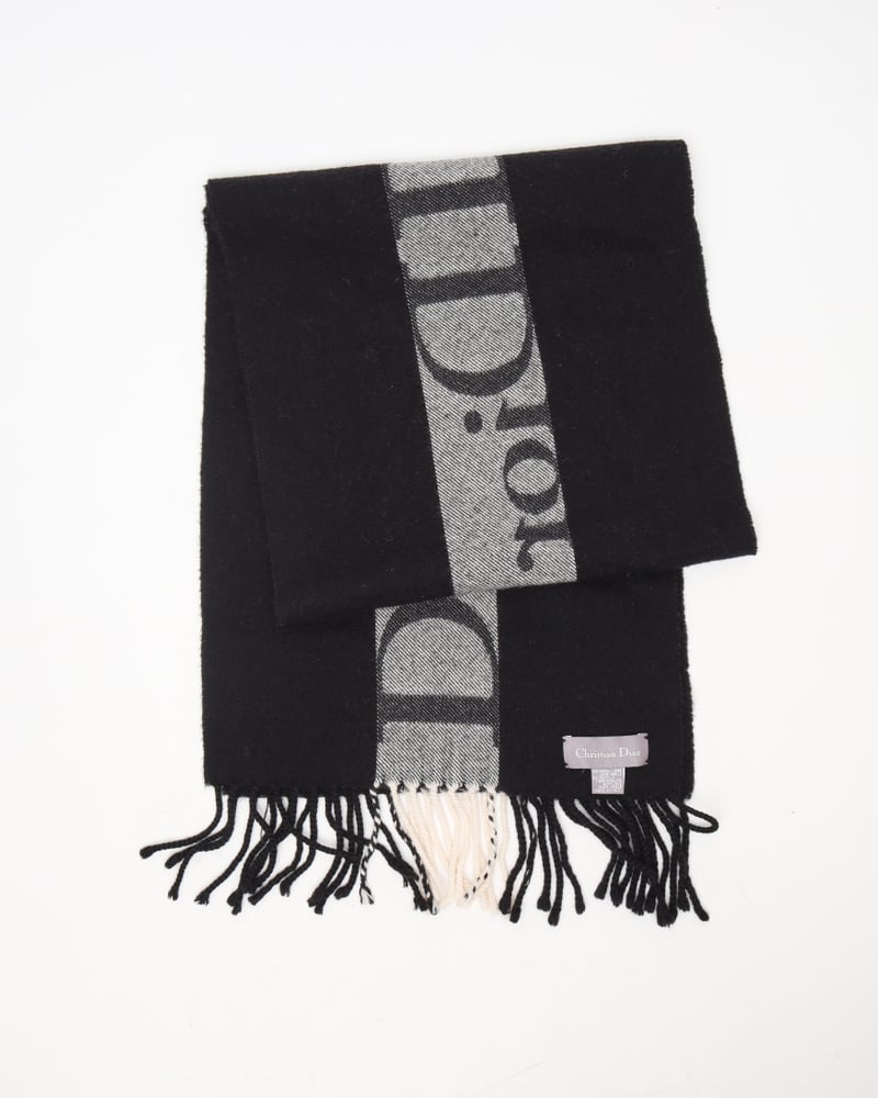 Christian Dior Mixed Wool Scarf