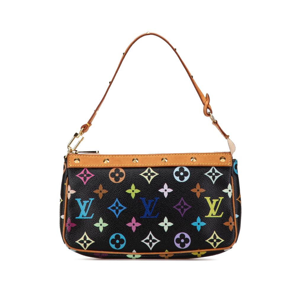 Louis Vuitton Black Monogram Multicolore Pochette Accessoires France