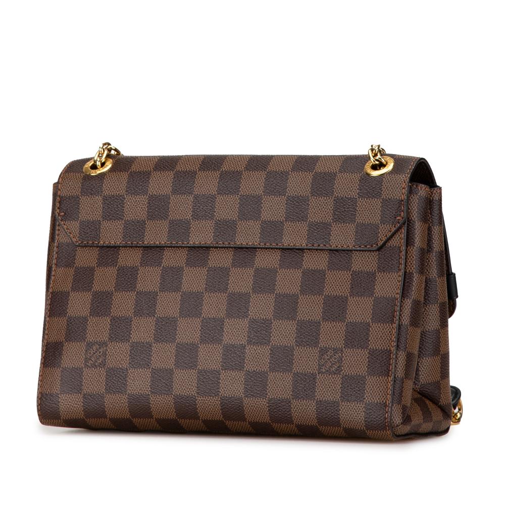 Louis Vuitton B Louis Vuitton Brown Damier Canvas Canvas Damier Ebene Vavin PM Italy