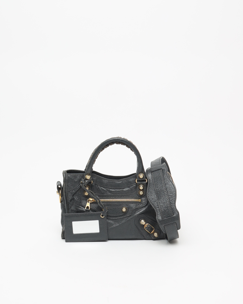 Balenciaga Motocross Giant Classic Mini City Bag