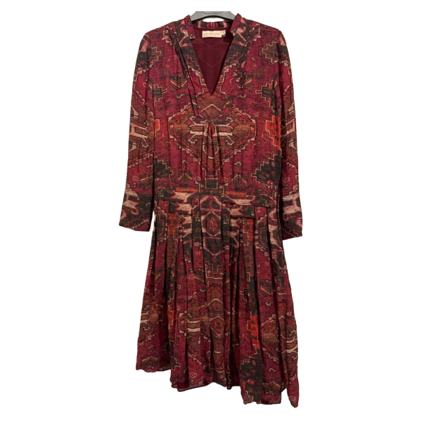 Tory Burch Robe midi imprimée en soie