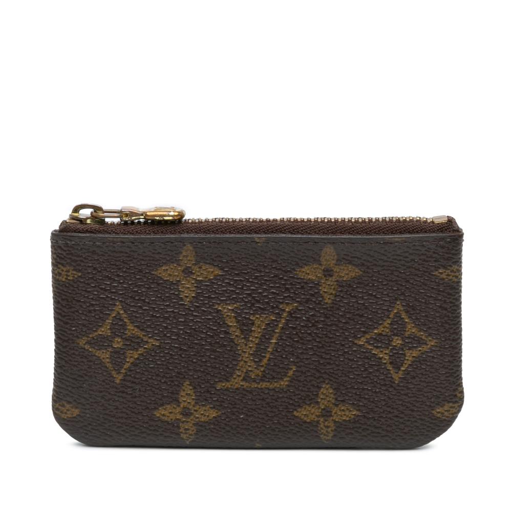 Louis Vuitton B Louis Vuitton Brown Monogram Canvas Canvas Monogram Coin Pouch France