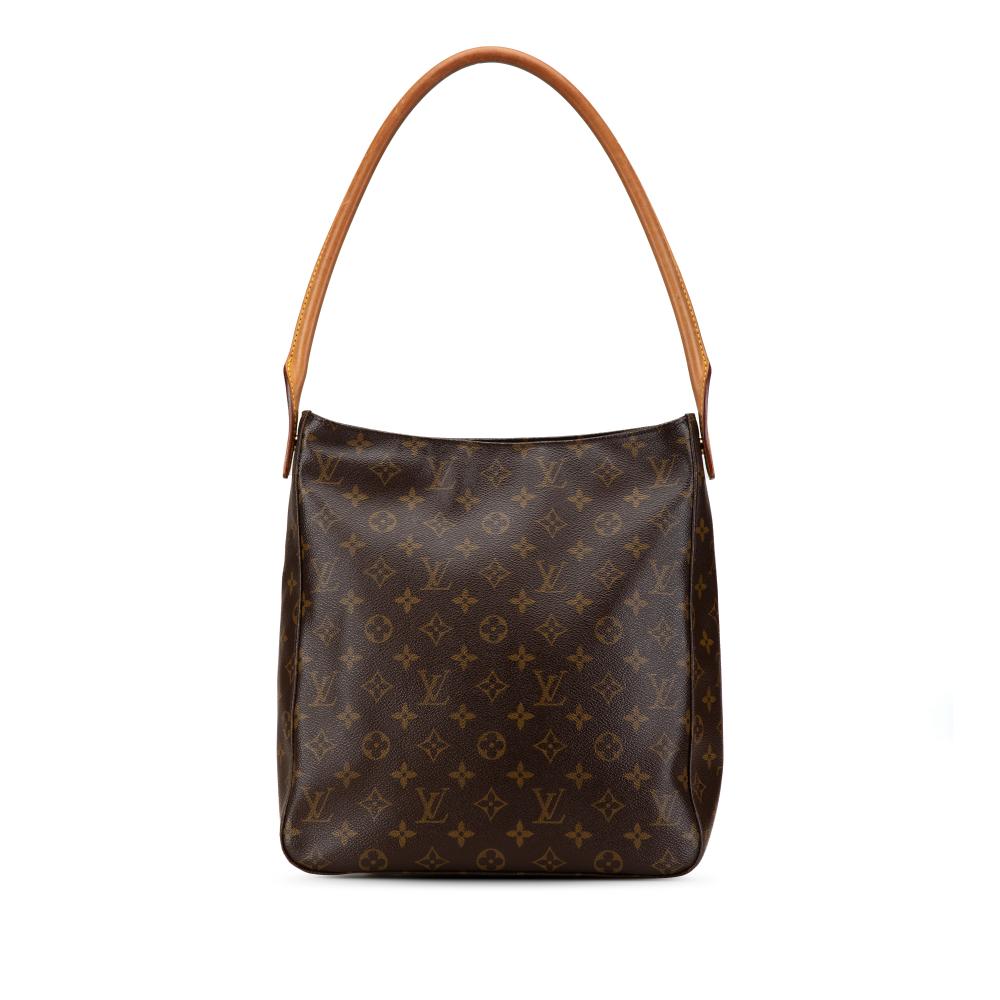 Louis Vuitton B Louis Vuitton Brown Monogram Canvas Canvas Monogram Looping GM France