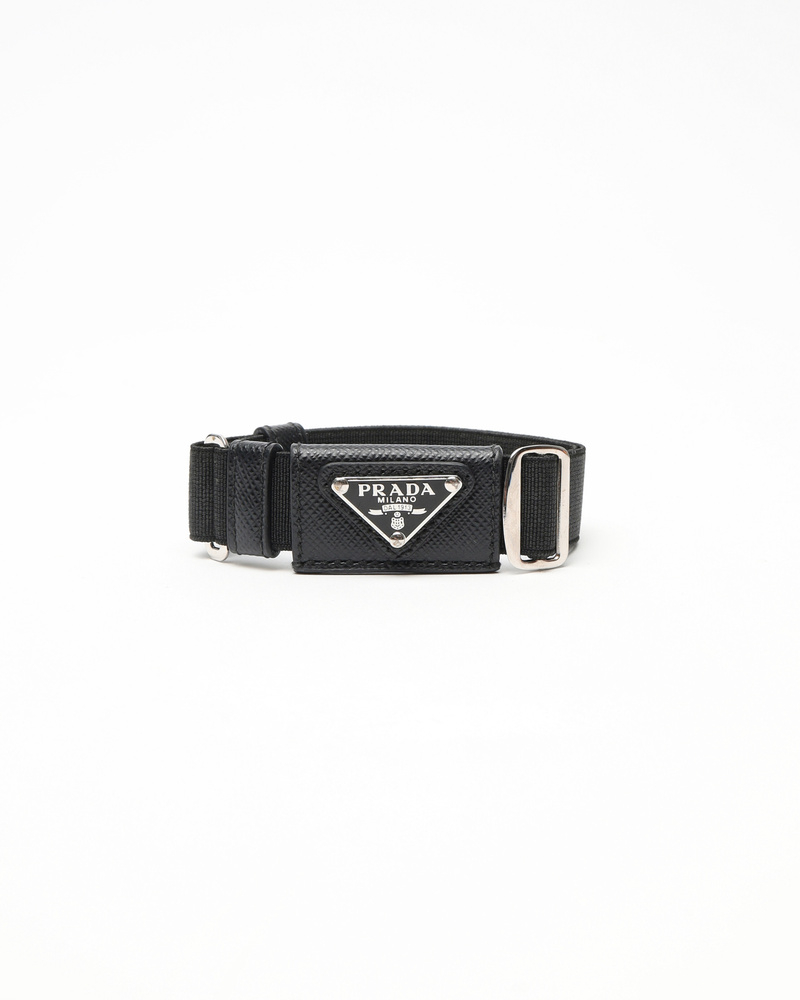 Prada Elastic Logo Bracelet