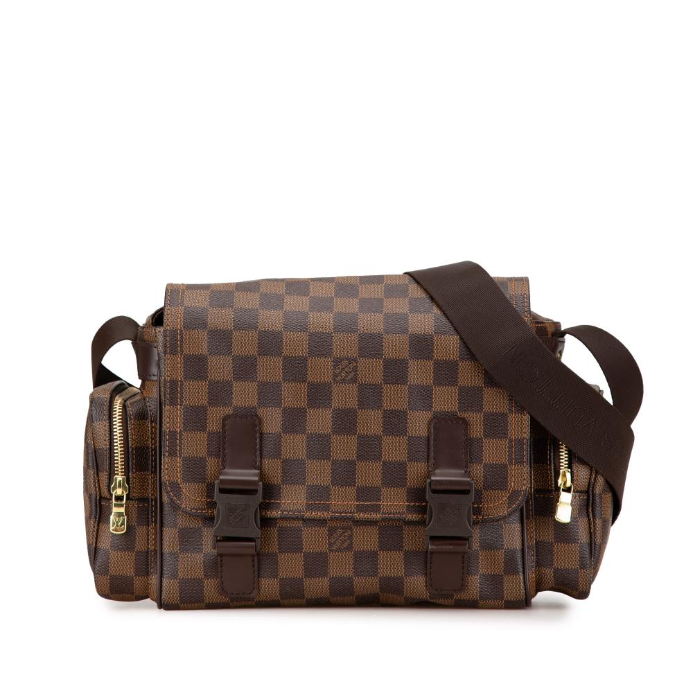 Louis Vuitton AB Louis Vuitton Brown Damier Canvas Canvas Damier Ebene Melville Reporter France