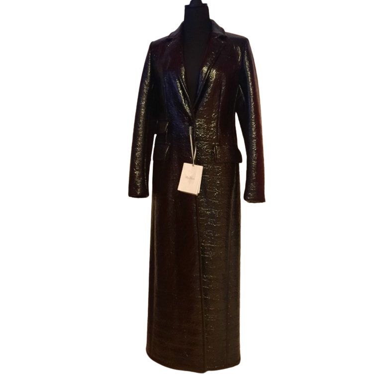 Max Mara Manteau Max Mara en imitation vinyl