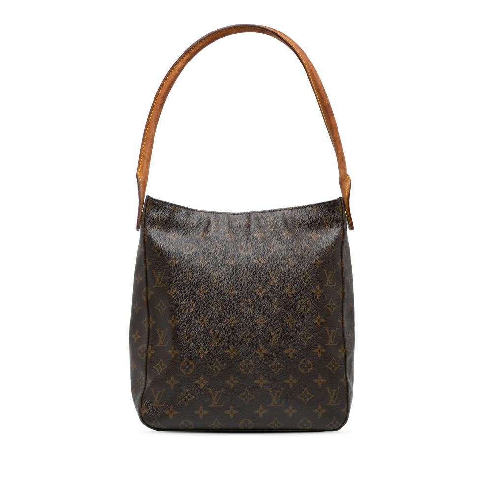 Louis Vuitton AB Louis Vuitton Brown Monogram Canvas Canvas Monogram Looping GM France