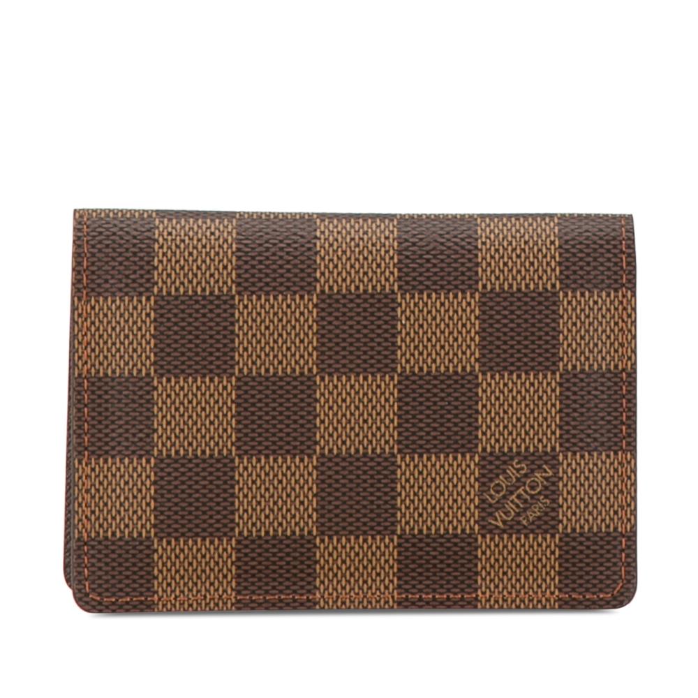 Louis Vuitton B Louis Vuitton Brown Damier Canvas Canvas Damier Ebene Card Holder Spain