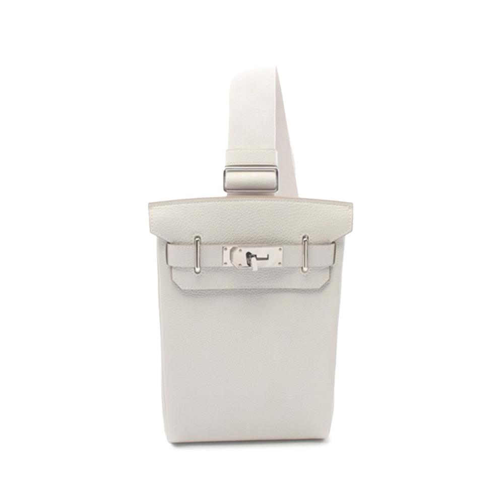 Hermès A Hermès White Off White Calf Leather Togo Kelly Hac A Dos PM France