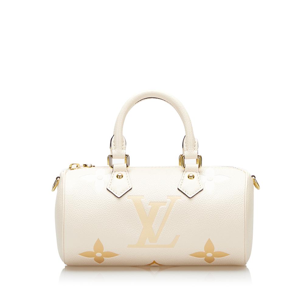 Louis Vuitton AB Louis Vuitton Brown Beige Monogram Empreinte Leather Papillon BB France