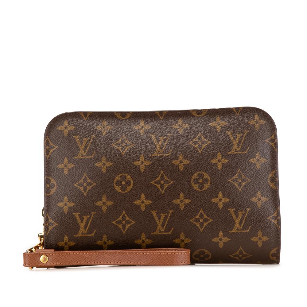 Louis Vuitton B Louis Vuitton Brown Monogram Canvas Canvas Monogram Orsay France