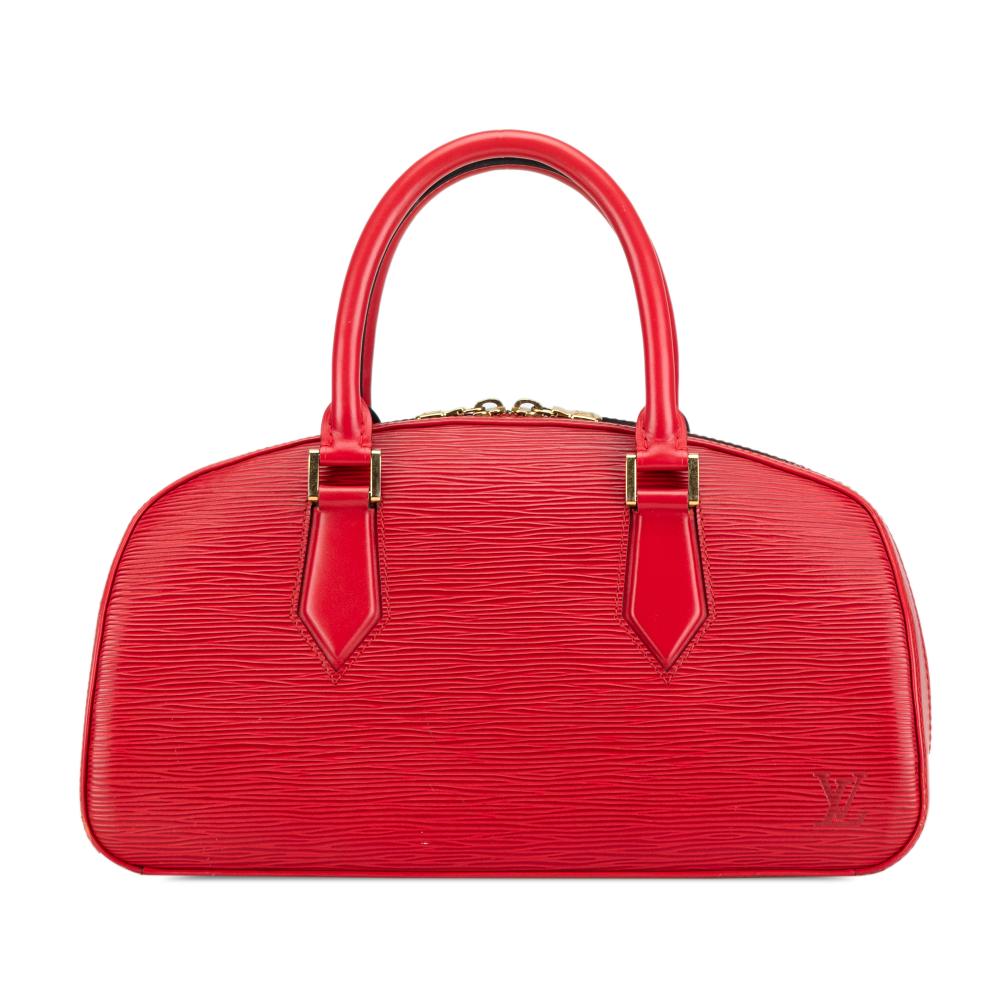 Louis Vuitton B Louis Vuitton Red Epi Leather Leather Epi Jasmine France