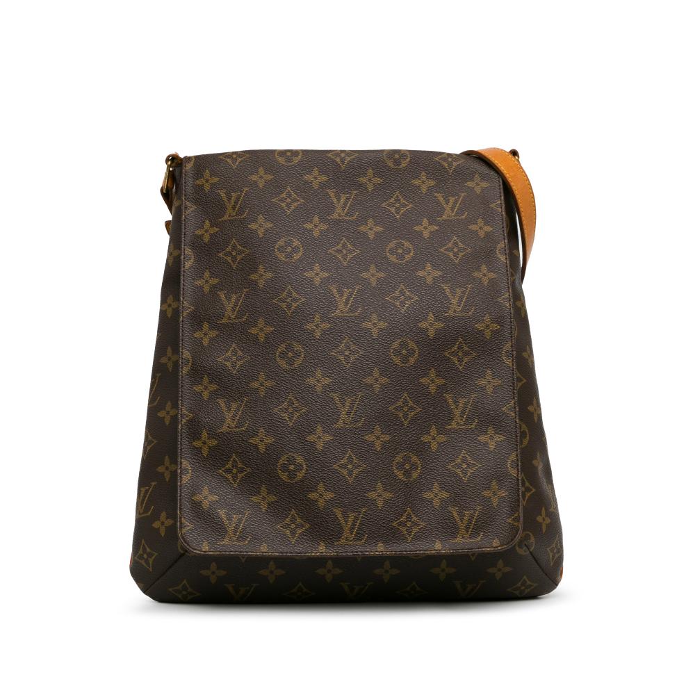 Louis Vuitton B Louis Vuitton Brown Monogram Canvas Canvas Monogram Musette Salsa GM France