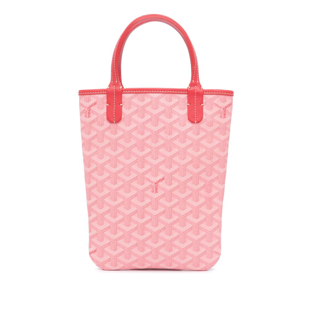 Goyard AB Goyard Pink Coated Canvas Fabric Goyardine Poitiers France