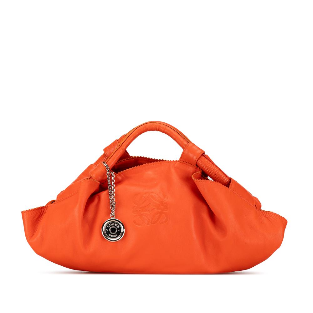 Loewe B LOEWE Orange Nappa Leather Leather Nappa Aire Spain