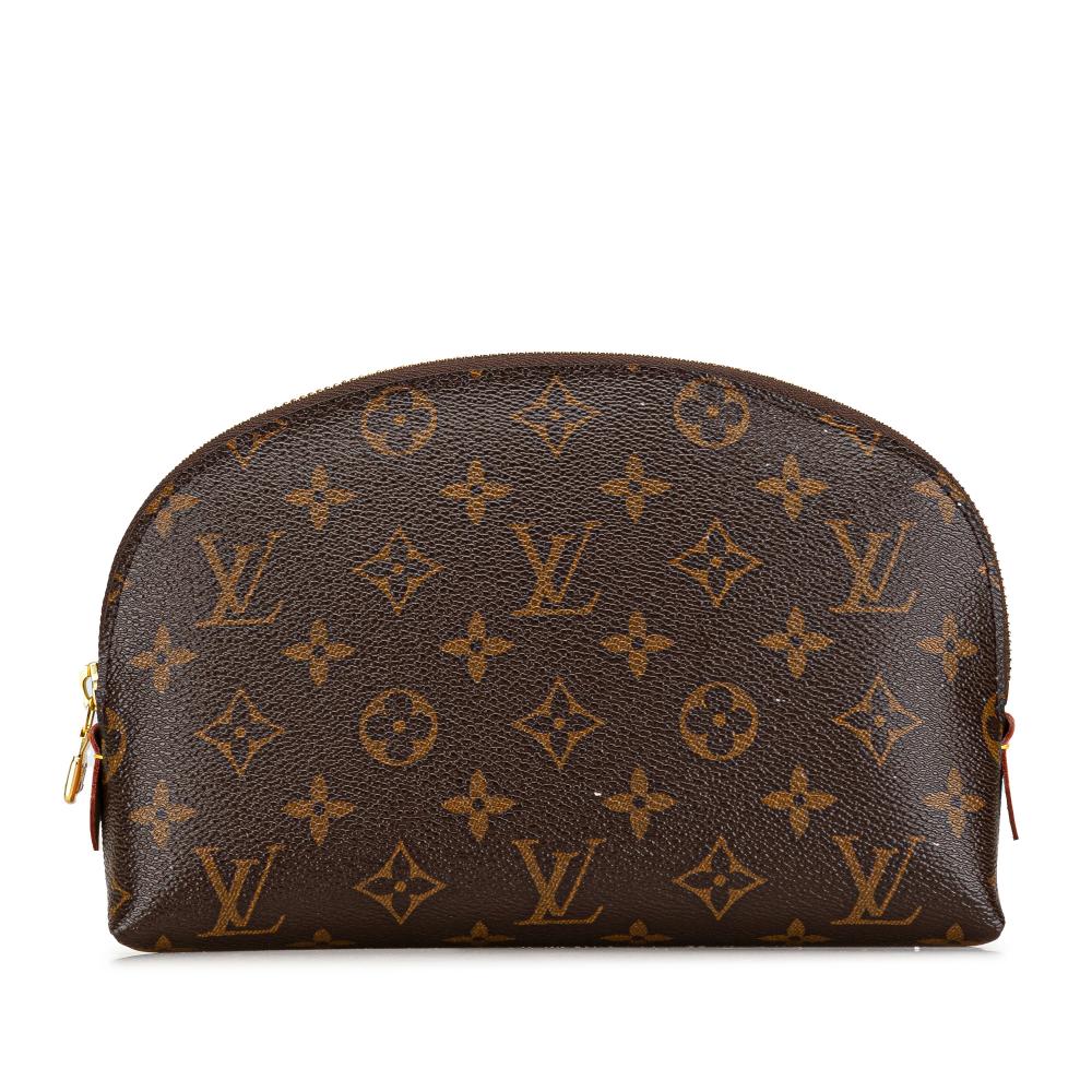 Louis Vuitton AB Louis Vuitton Brown Monogram Canvas Canvas Monogram Cosmetic Pouch GM France