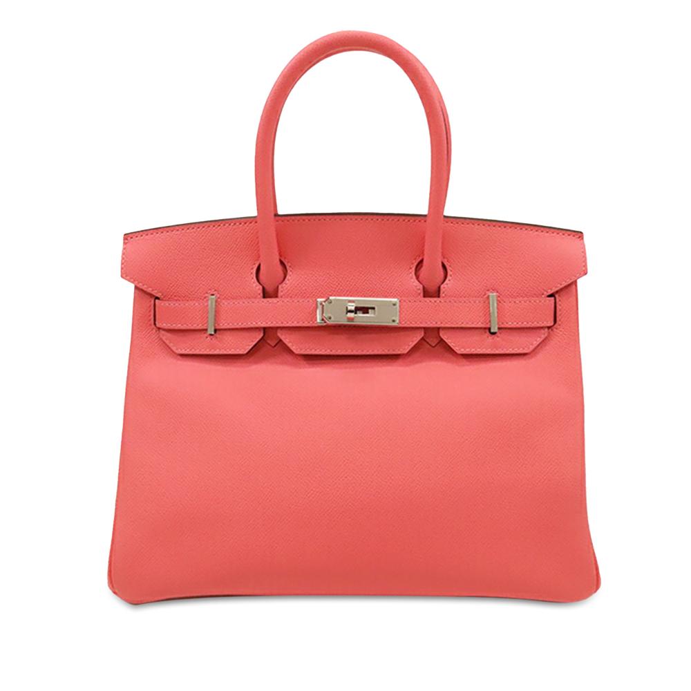 Hermès AB Hermès Pink Calf Leather Epsom Birkin Retourne 30 France