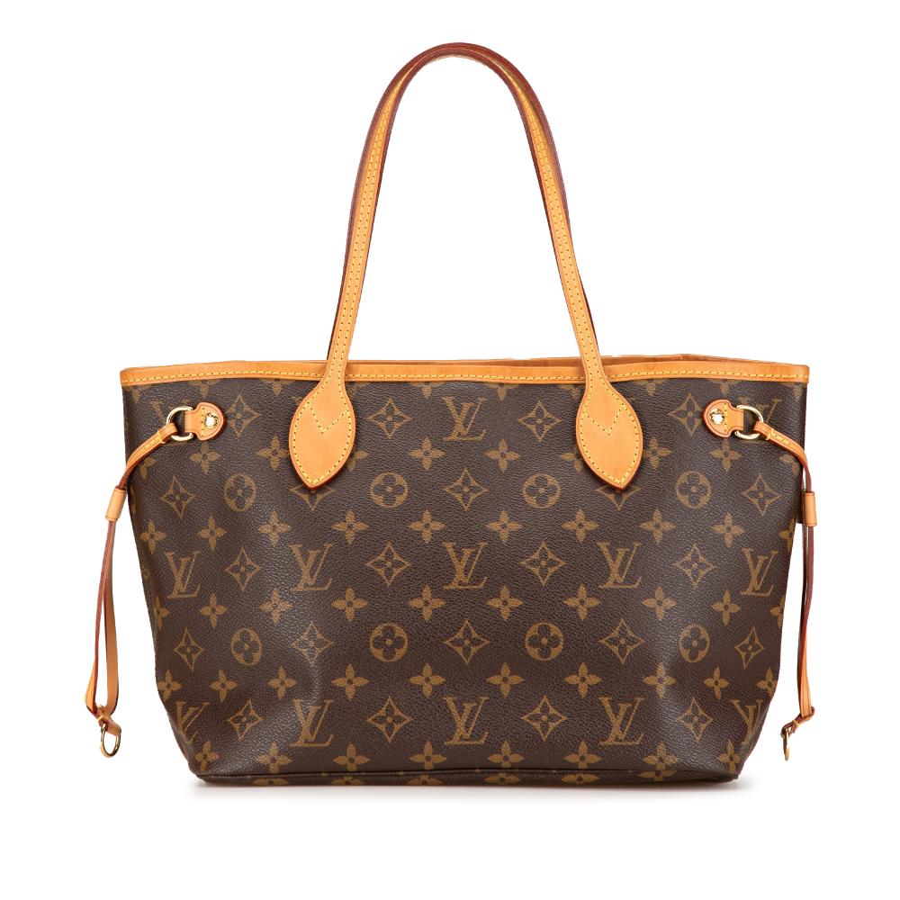 Louis Vuitton AB Louis Vuitton Brown Monogram Canvas Canvas Monogram Neverfull PM France