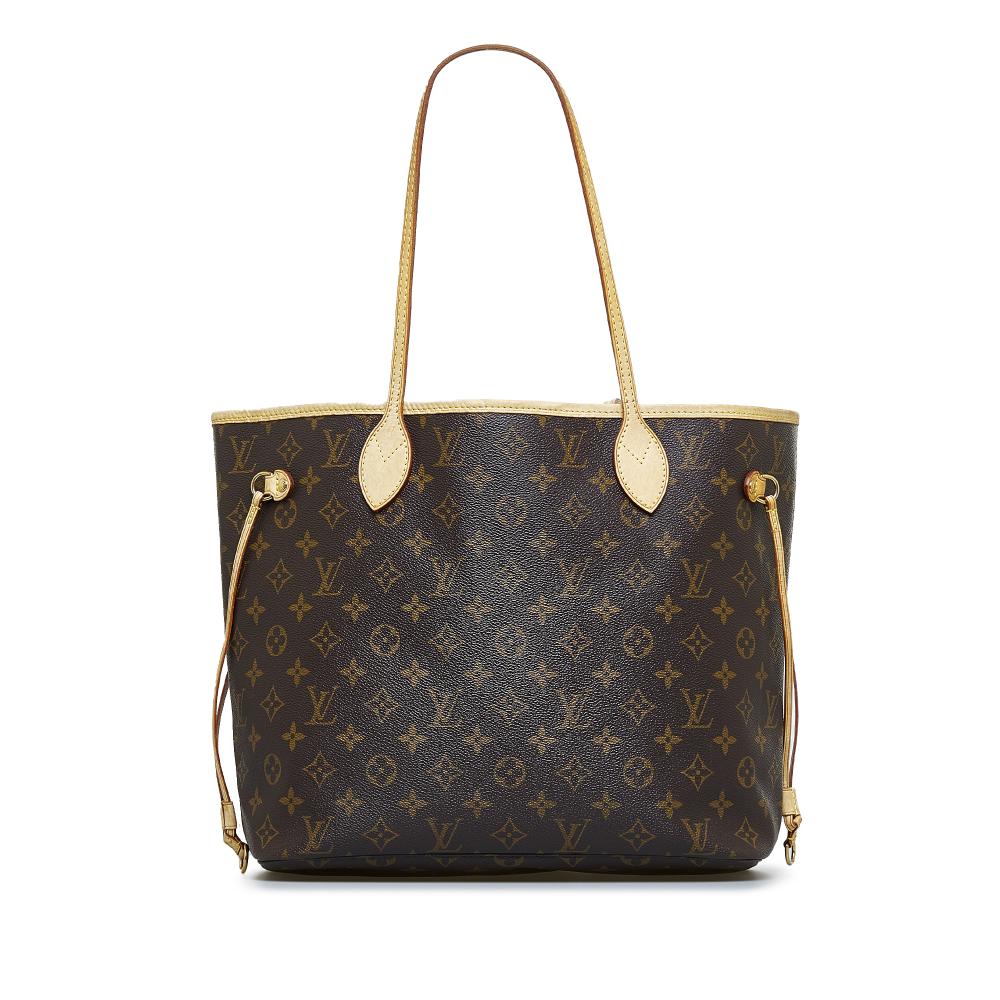 Louis Vuitton AB Louis Vuitton Brown Monogram Canvas Canvas Monogram Neverfull MM France