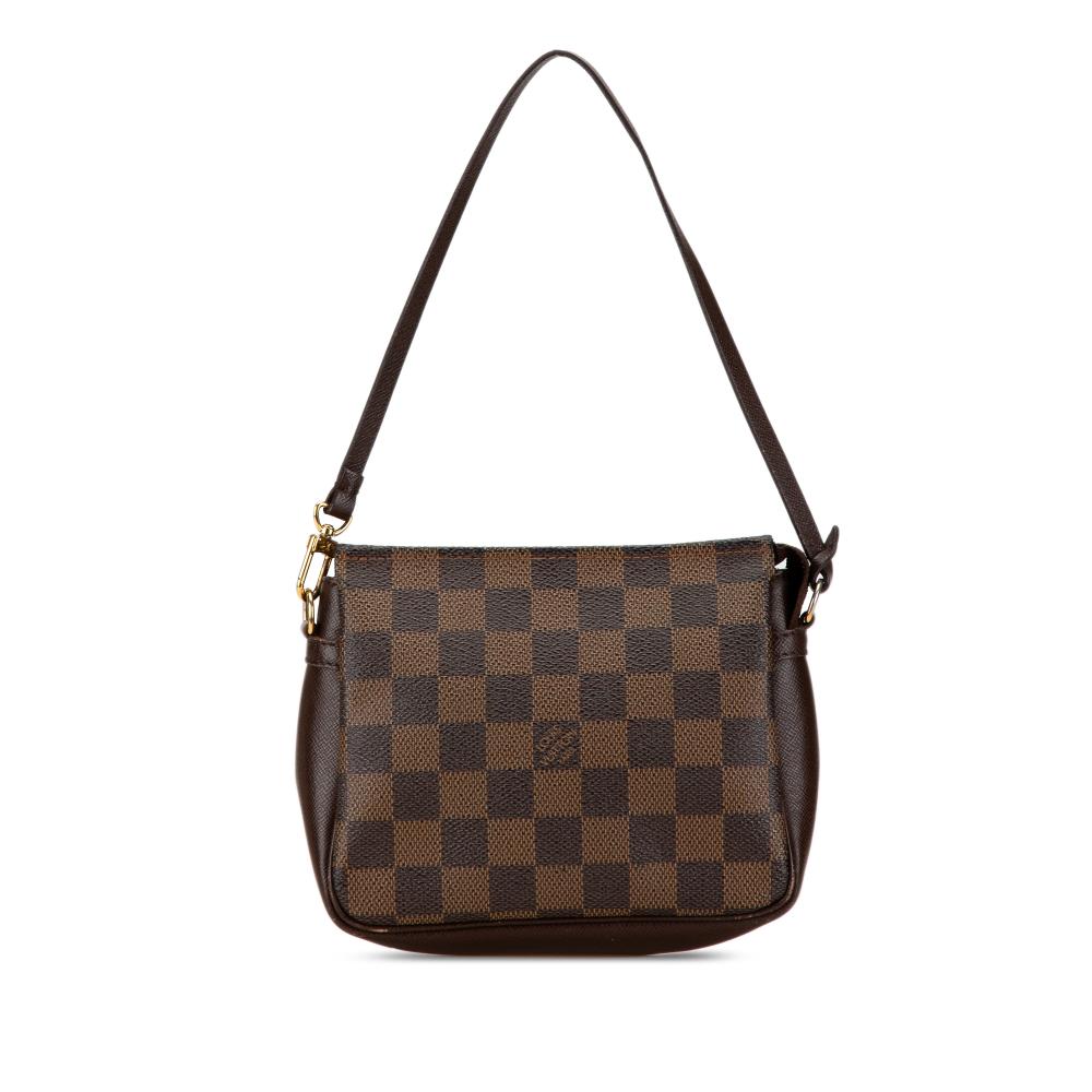 Louis Vuitton B Louis Vuitton Brown Damier Canvas Canvas Damier Ebene Trousse Pochette France