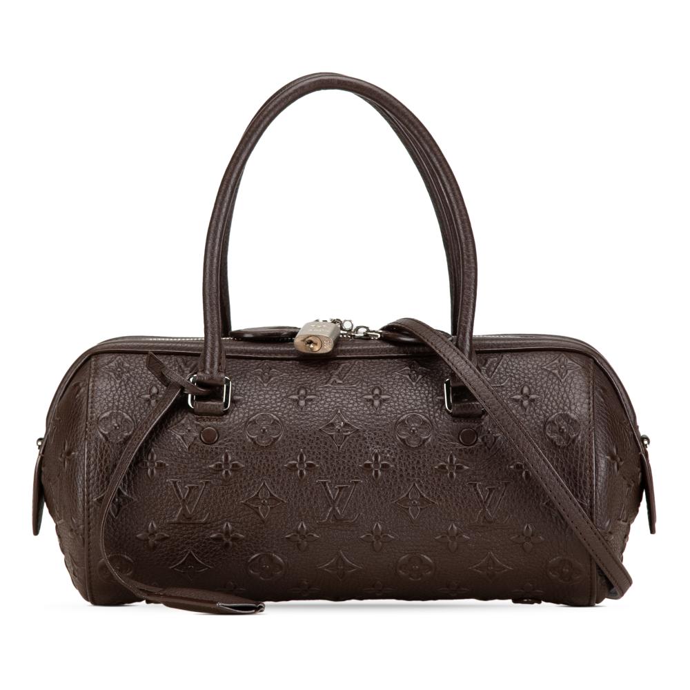 Louis Vuitton Brown Dark Brown Monogram Empreinte Leather Monogram Revelation Neo Papillon PM Italy