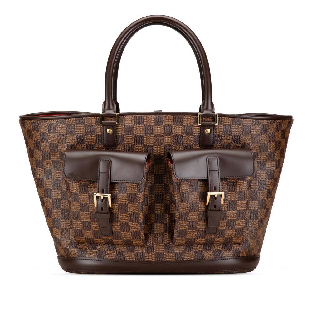 Louis Vuitton AB Louis Vuitton Brown Damier Canvas Canvas Damier Ebene Manosque GM France