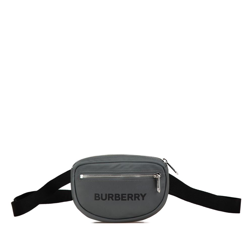 Burberry AB Burberry Gray Nylon Fabric Cannon Bumbag China