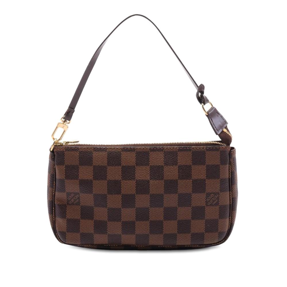 Louis Vuitton B Louis Vuitton Brown Monogram Canvas Canvas Monogram Pochette Accessoires France