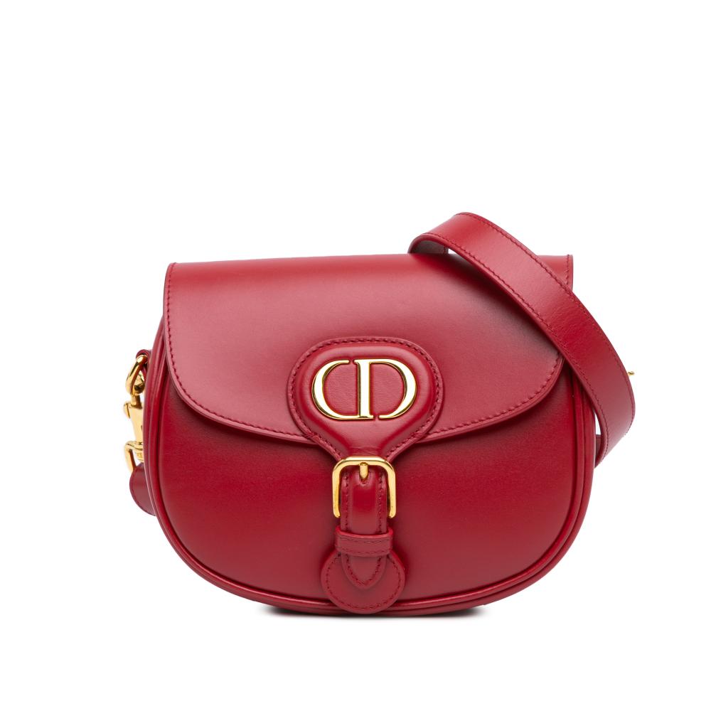 Christian Dior AB Dior Red Calf Leather Small Bobby Crossbody Italy