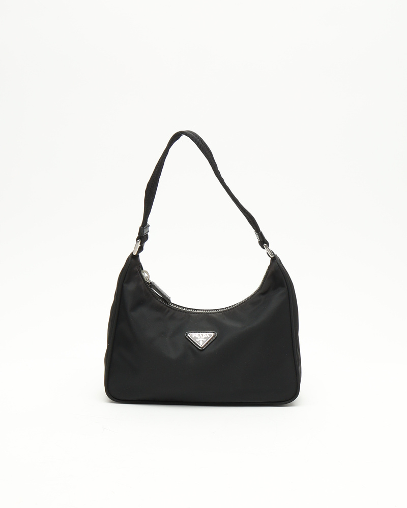 Prada Mini Tessuto Hobo Bag