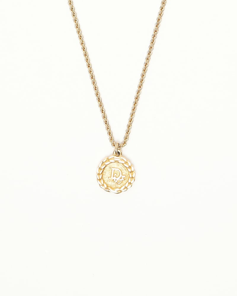 Christian Dior Diorissimo Logo Necklace